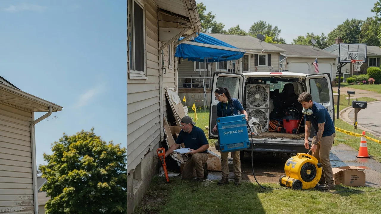 Ceiling Leak Cleanup in Haydenville, MA near me